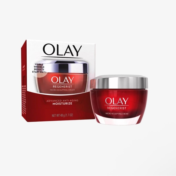 Olay Regenerist Micro-Sculpting Cream Fragrance Free Full Size 1.7oz, New - Picture 1 of 8